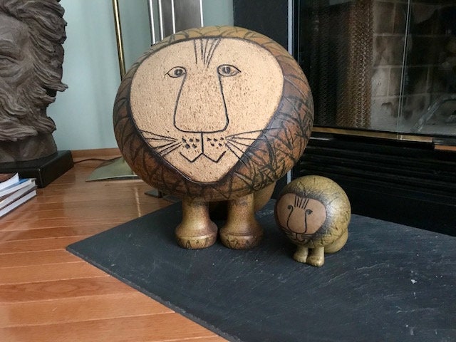 置物 Lisa Larson / Sjolejon / Gustavsberg Gustavsberg - Lion - The big lion in the family design Lisa