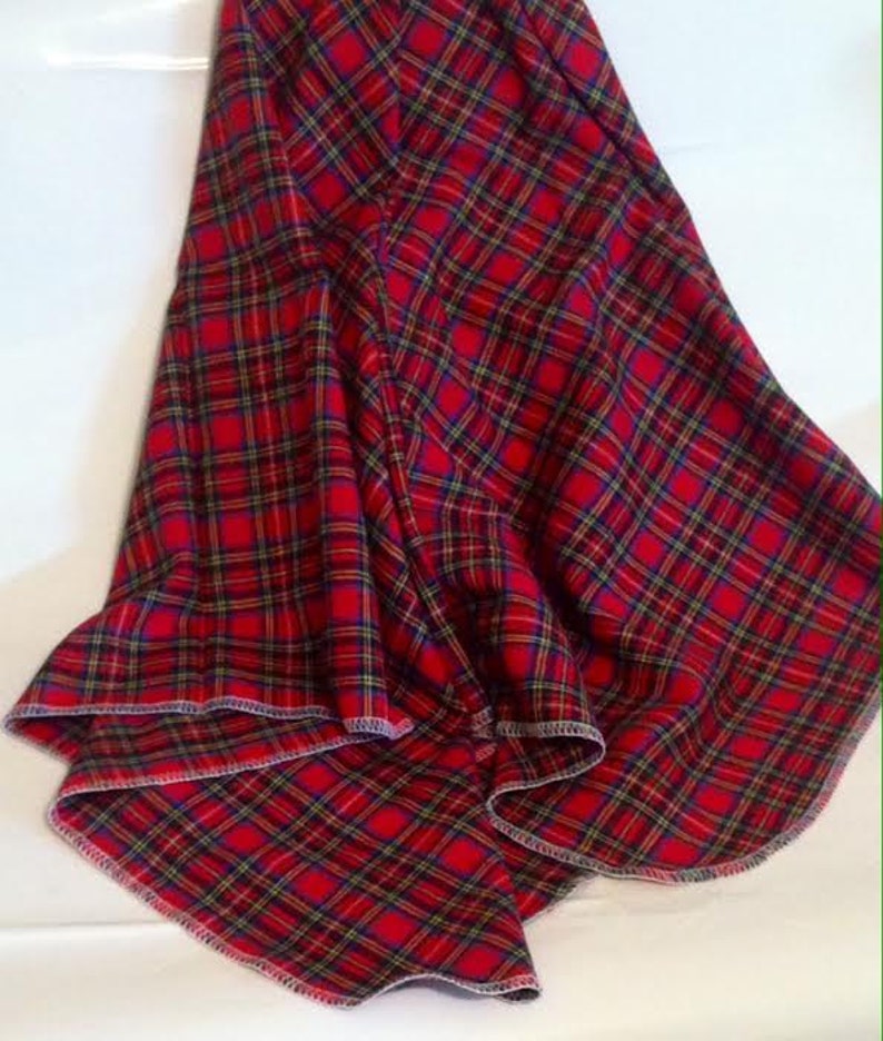 Plaid Baby Receiving Blanket Swaddle BlanketNewborn Flannel Blanket