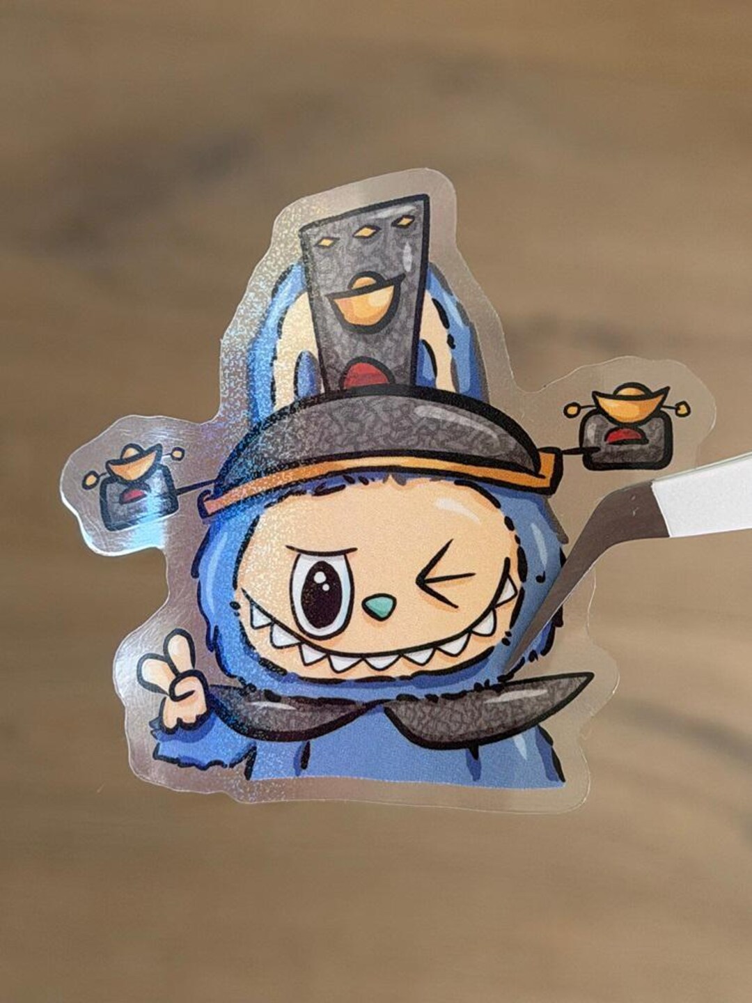 Labubu Boy Oriental Popmart Blind Box Character Stickers – Shimmery ...