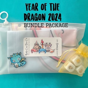 L&#39;année du dragon Dim Sum Boba Nouvel an lunaire vietnamien Tet Jeu de société et de dés