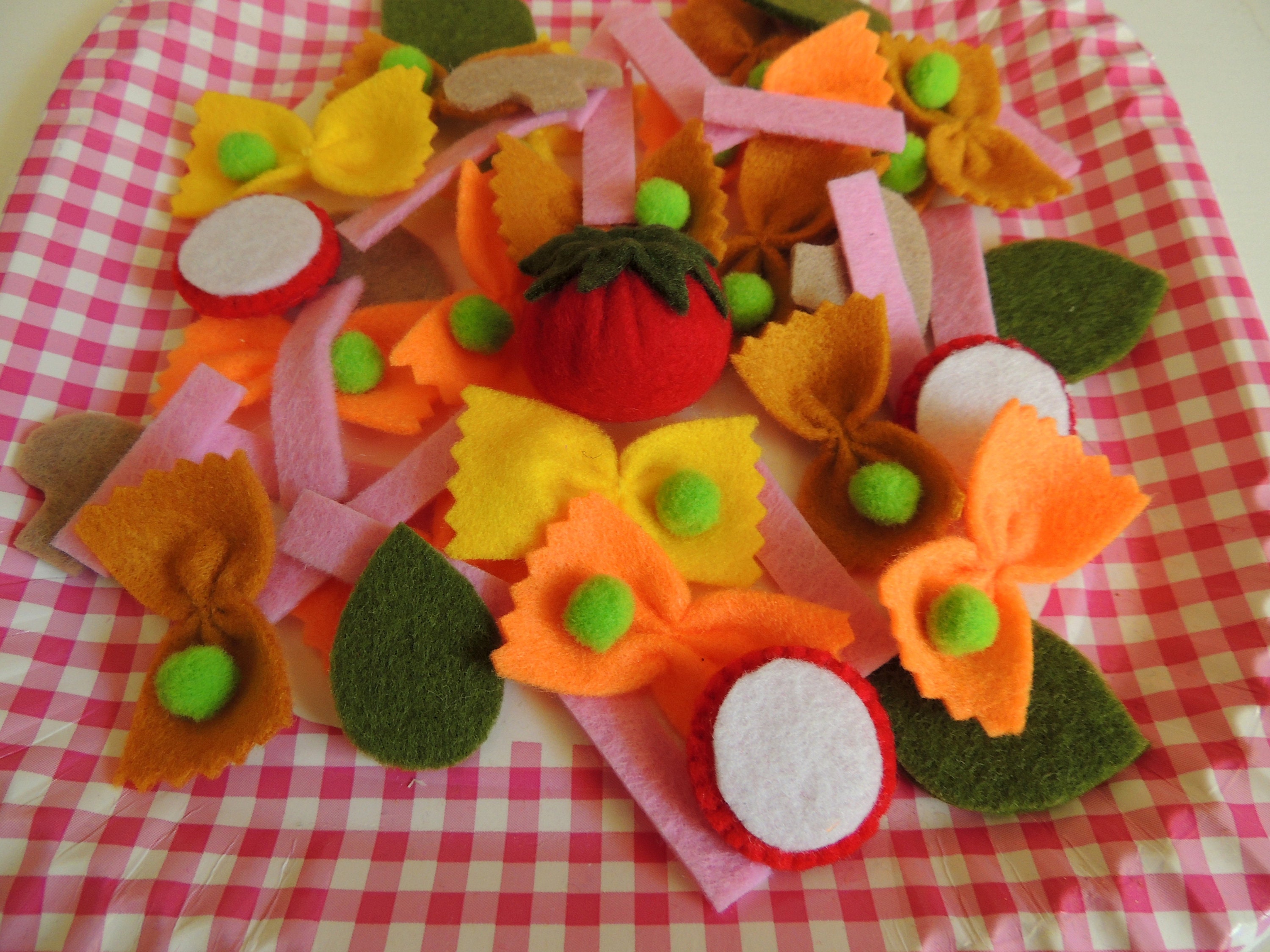 Felt Food Felt Salad Pretend Play Food Toy Kids Kitchen Etsy Australia