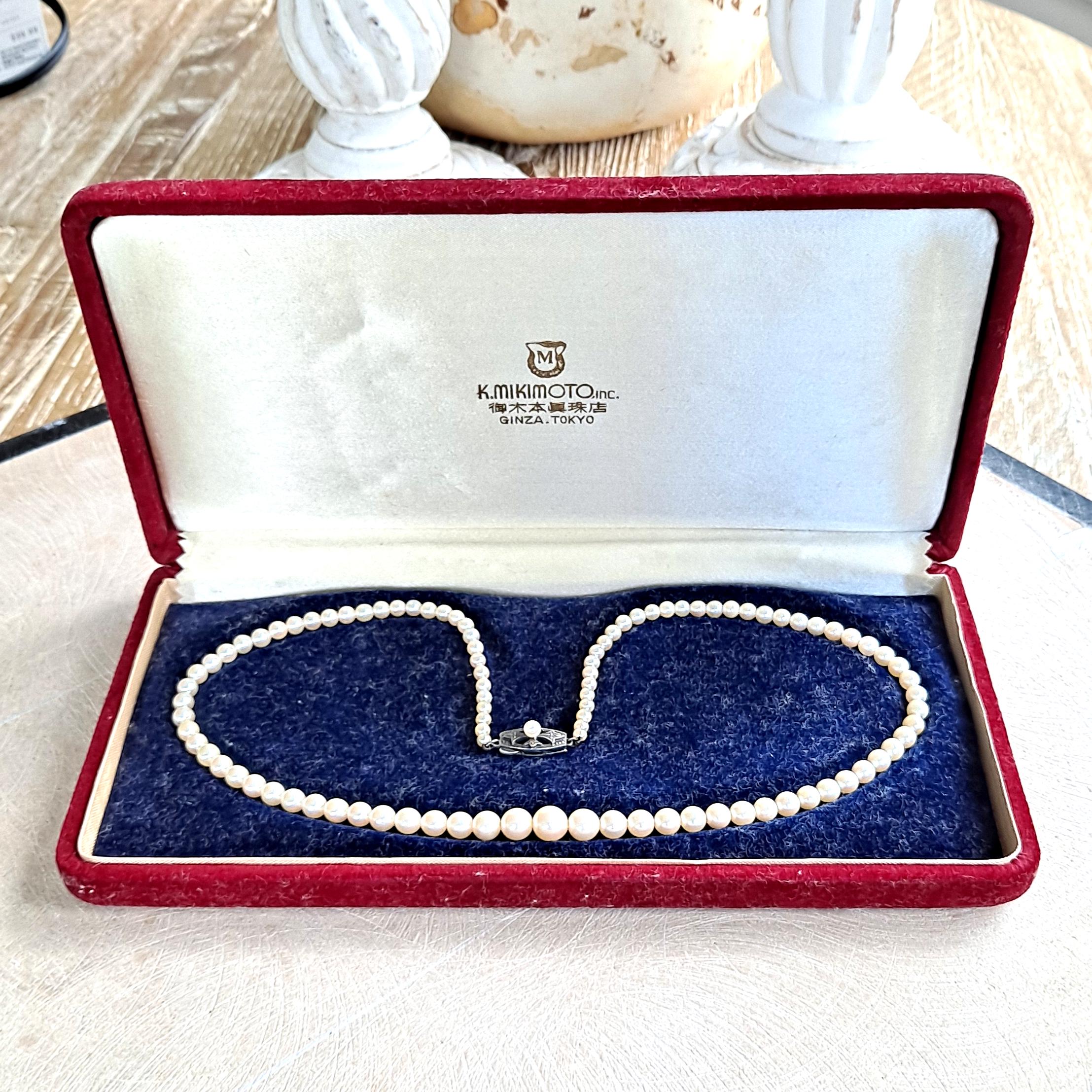 Vintage Mikimoto Box - Etsy