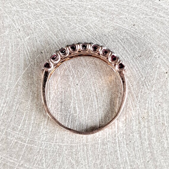 EFFY 14K Gold Ruby and Diamond Band Ring, Size 11… - image 6