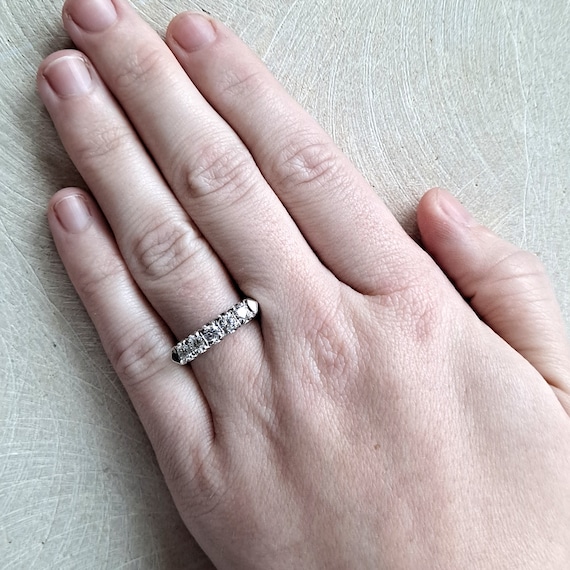 Platinum ring clearance with stone