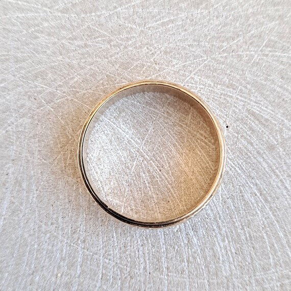 Vintage Mens/Unisex Wedding Band 14K Yellow Gold 5mm … Gem