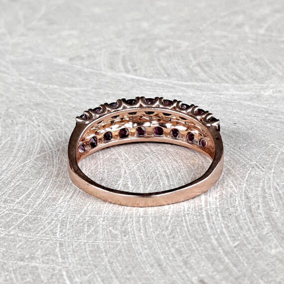 EFFY 14K Gold Ruby and Diamond Band Ring, Size 11… - image 5