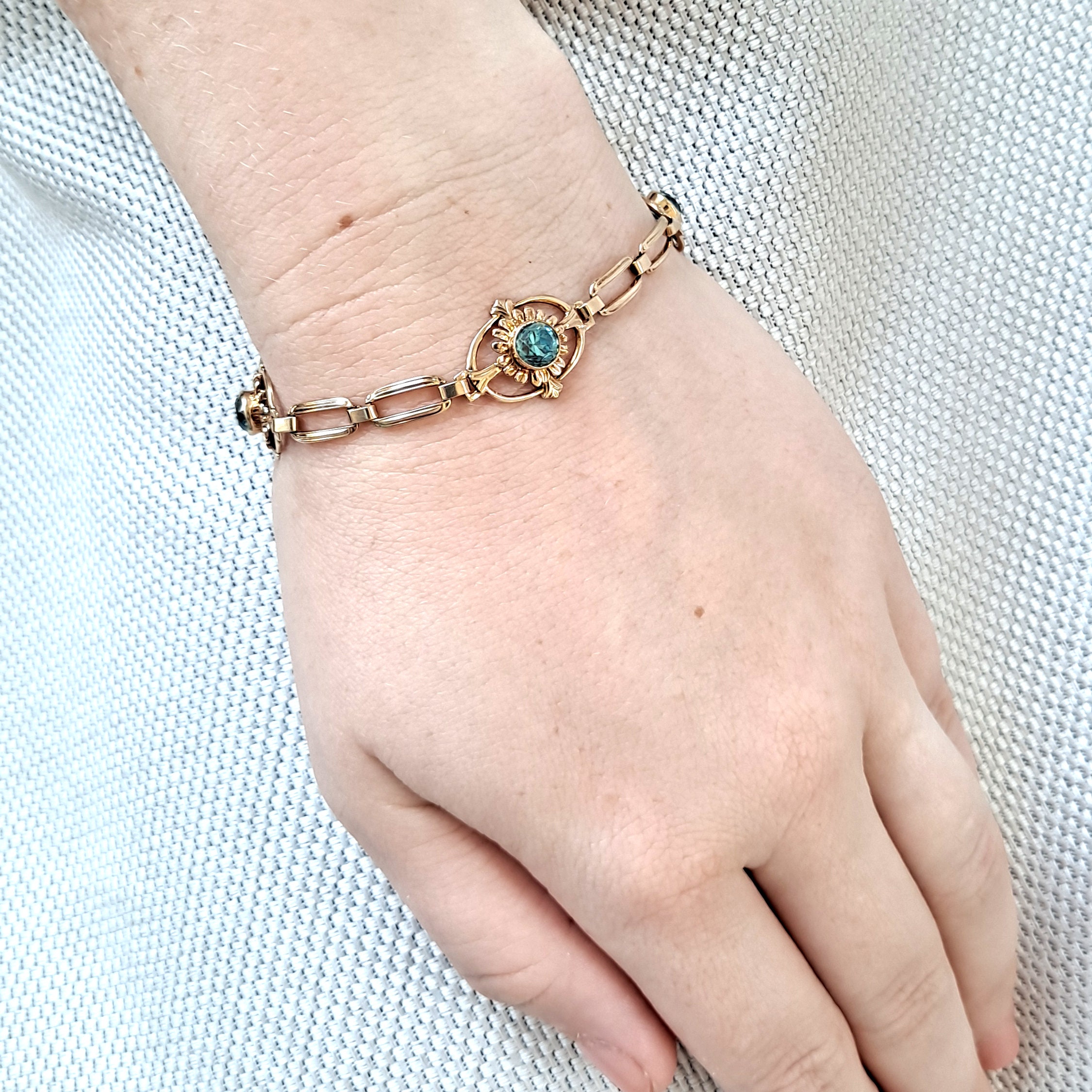 Gold/Silver Plated Irregular Geometric Zircon Bracelet Chain Women Jewelry  Gifts | eBay