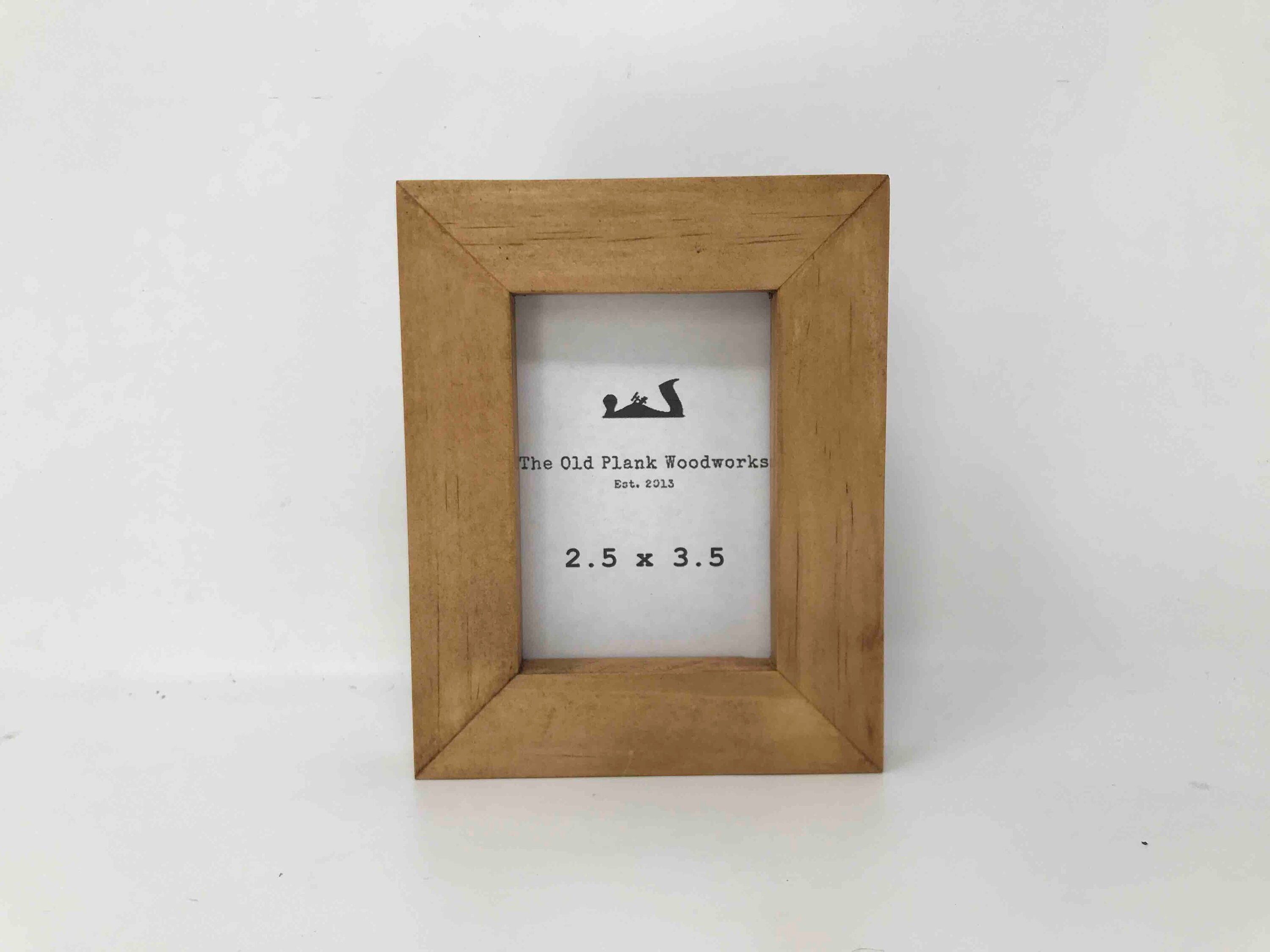 Handmade Mini Wood Picture Frames Hold 2.5 x 3.5 Pictures Etsy