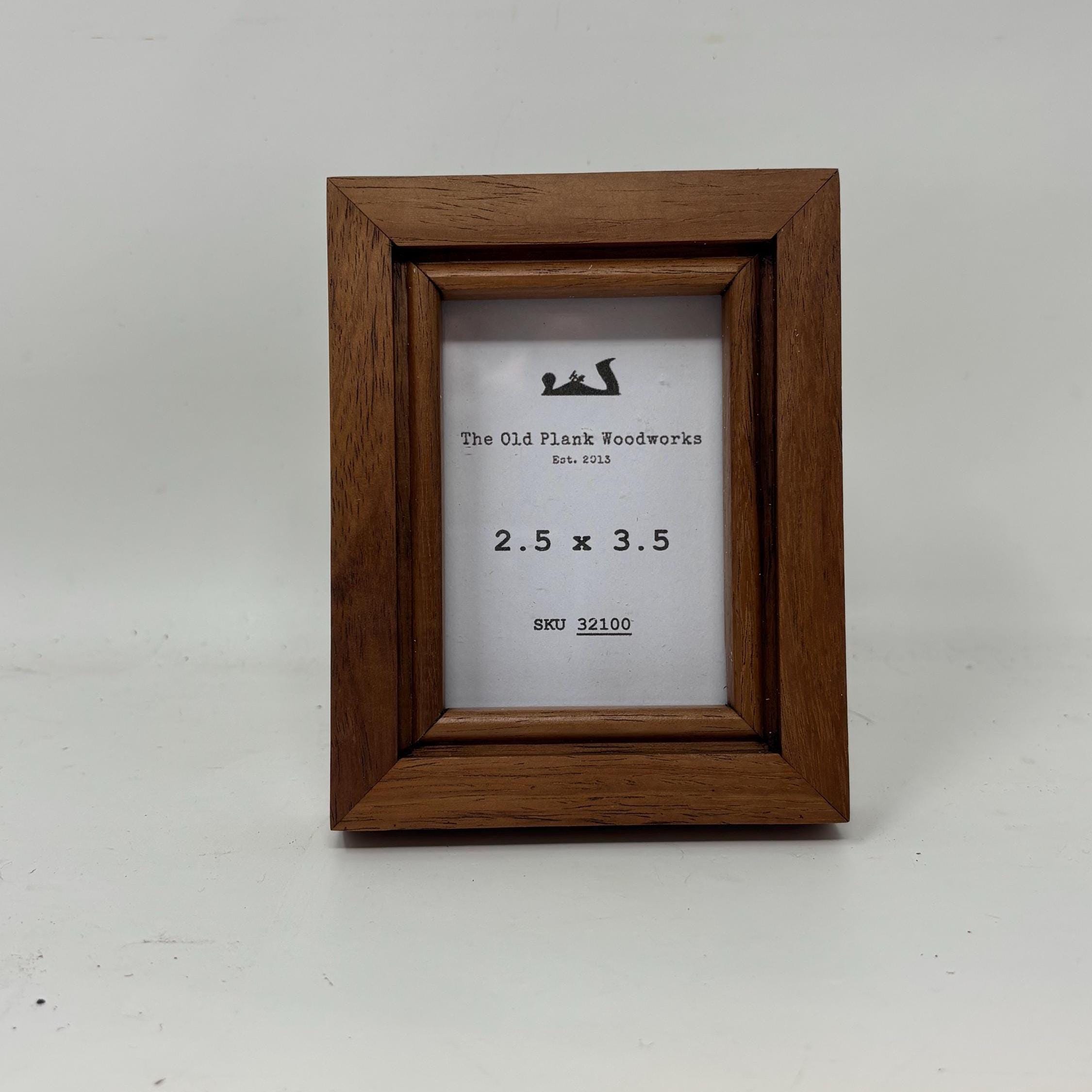 Caribbean Walnut Picture Frame: 2.5x3.5 Photo Display - Etsy