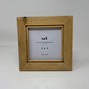 Rustic Pine Picture Frame - Holds 5" x 5" - FREE SHIPPING
