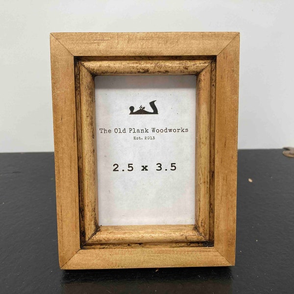 2.5" x 3.5" Pine Picture Frame - FREE SHIPPING