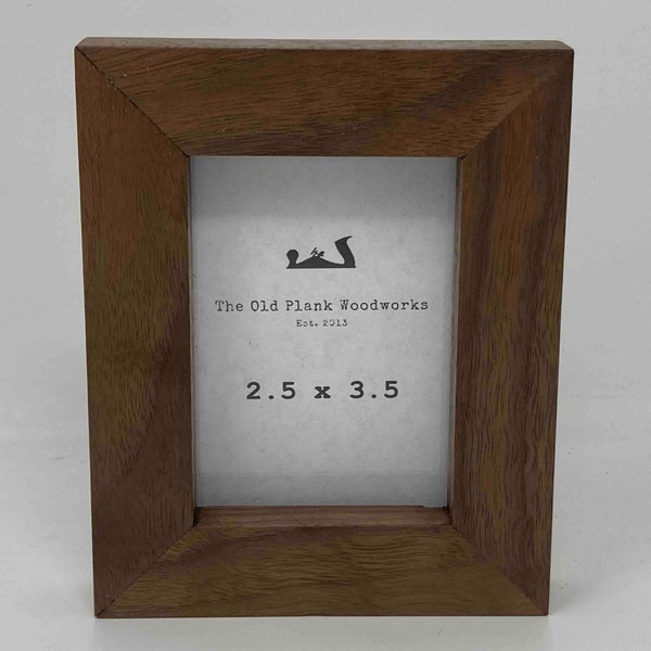 2.5" x 3.5" N American Walnut Picture Frame -  FREE SHIPPING