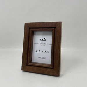 2.5" x 3.5" Peruvian Walnut - Picture Frame - FREE SHIPPING
