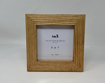 Mini Cherry Wood Picture Frame: 3x3 Photo Display - Etsy