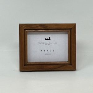 3.5" x 4.5" Mini Carribean Walnut Picture Frame- FREE SHIPPING