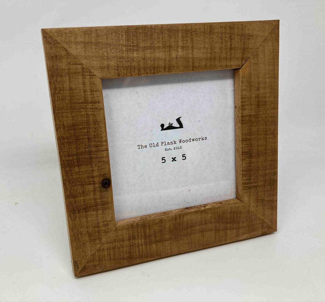 Reclaimed Maple 5 x 5 Picture Frame Holds Etsy