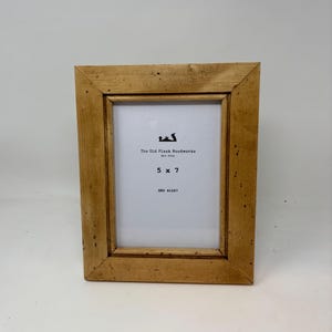 Rustic Pine Picture Frame - Holds 5" x 7" - FREE SHIPPING