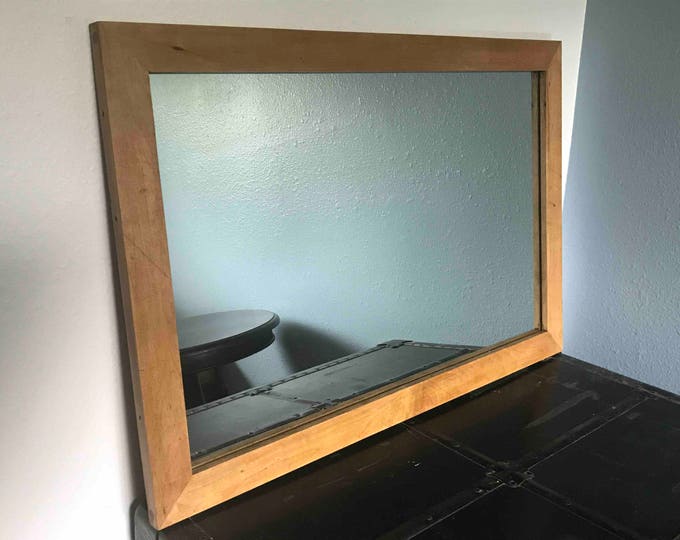 Large Reclaimed Maple Mirror Frame 24 X 36 Outside Dimensions