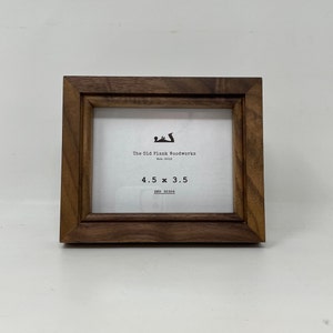 3.5" x 4.5" Mini Walnut Picture Frame- FREE SHIPPING