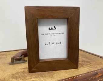 2 5 X 3 5 Peruvian Walnut Picture Frame Free Etsy