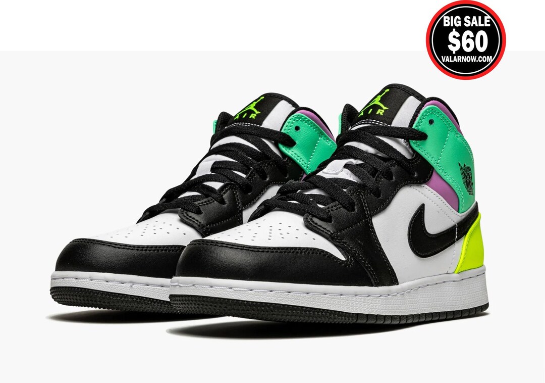 Air Jordan 1 Mid Pastel Air Jordan Sneaker Unisex Sneakers Etsy