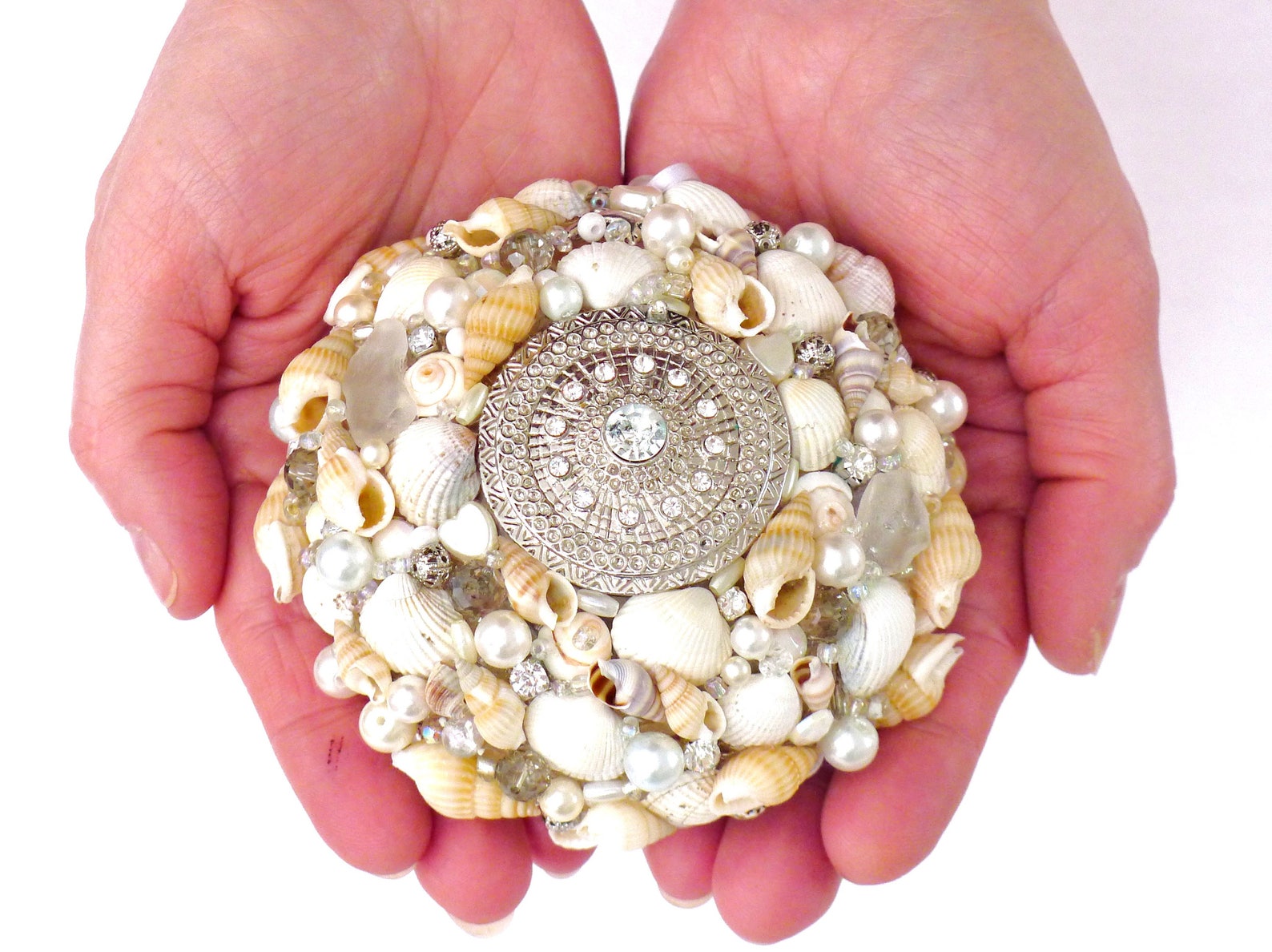 Sea Ornaments Shell Art Seaglass Decor Nautical - Etsy