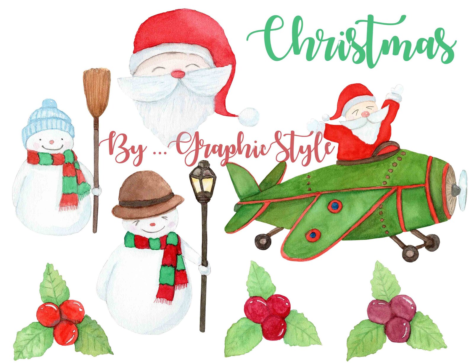 Cute Christmas Santa Claus Clipart : Christmas Clipart, Santa Claus