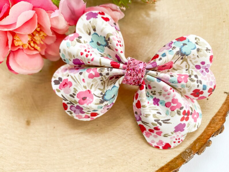 Faux Leather Bows| Summer Headband And Bow Baby and Toddler Canada Day Bow Newborn Hair Bow Canada Bow