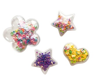 Shaker Clip Embellishments for Girls Hair Clips Baby Accessories or Sewing,  DIY Baby Headbands Canadian Crafting Supplies