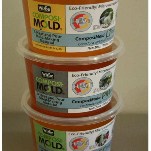 COMPOSIMOLD re-usable mould making material. 10 oz. Be 1st in UK!!!