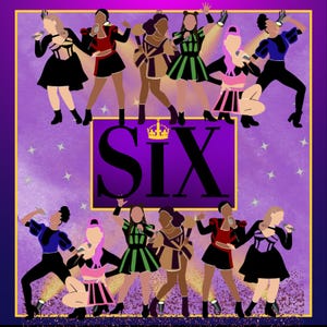 Verjaardagskaart: Six the Musical geïnspireerd