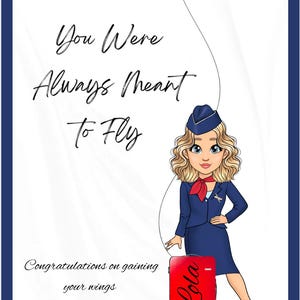 Biglietto di congratulazioni per l'equipaggio di cabina - ali - British Airways