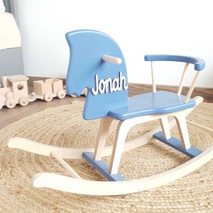 Rocking Horse, Custom Personalized Wooden Rocking Horse, Toddler Rocking Horse, Classic Rocking Horse, Christmas Gift, Baby Shower Gift