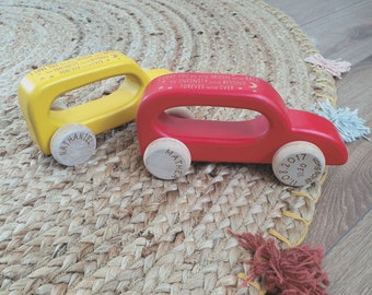 Personalized Wooden Car Toy, Baby Custom Car, Christmas Gift For Kids