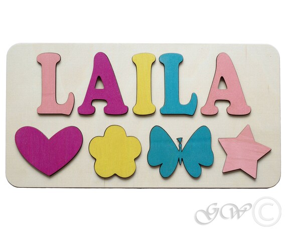 personalized baby name puzzle