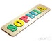 Wooden Personalized Name Puzzle, Nursery Decor, Christmas Gift, Birthday Gift, Custom Baby Gift, Primary Colors, Engraved Busy Board, Pastel 