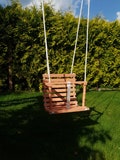 Swing for Baby / Personalized Wooden Handmade Swing / First Birthday Personalized Baby Gift / Outdoor Indoor Swing / Pastel Colors product logo