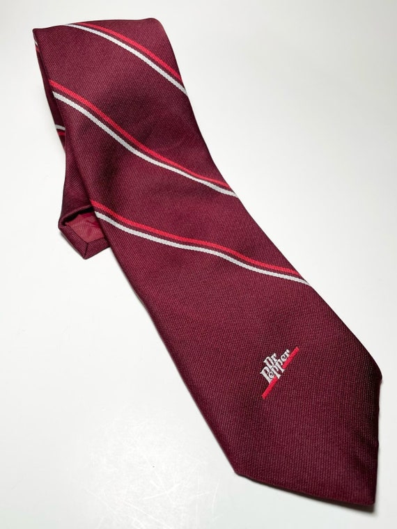 Rare 80s Dr Pepper Tie - Vintage Dr Pepper Soda Ti