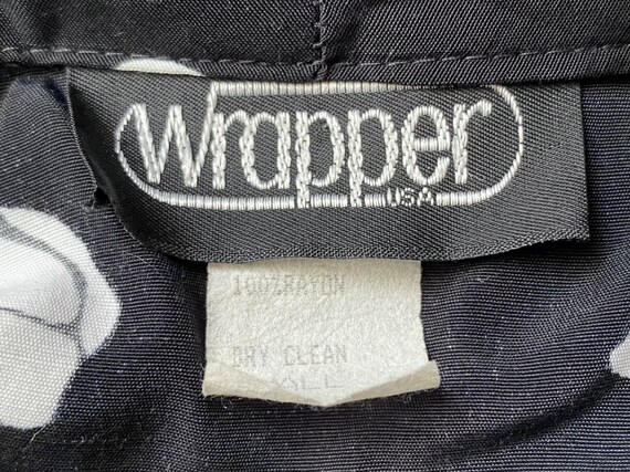 80s Seashell Pattern Suit Jacket Shoulder Pads Vi… - image 3