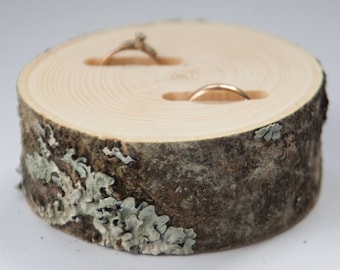 Wooden ring bearer pillow,  wedding ring holder, rustic ring box,  oak wedding decoration, wood wedding decor, ring pillow alternative,