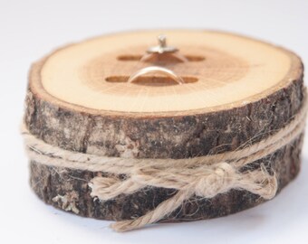 Wooden ring bearer pillow,  wedding ring holder, rustic ring box,  oak wedding decoration, wood wedding decor, ring pillow alternative,