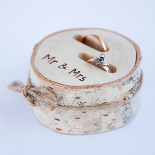 Wedding Ring Pillow Rustic Wedding Decor Ring Bearer Pillow Etsy