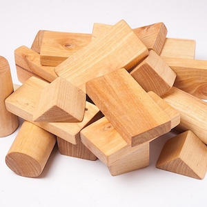 SALE Handmade wooden blocks, eco friendly toys, children wooden toys. image 3