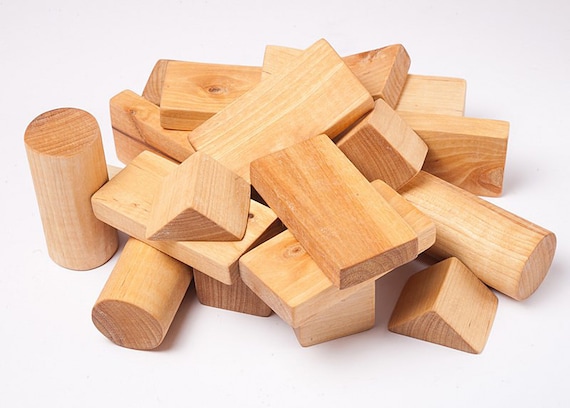 Wooden Cubes 4cm 9 Pack