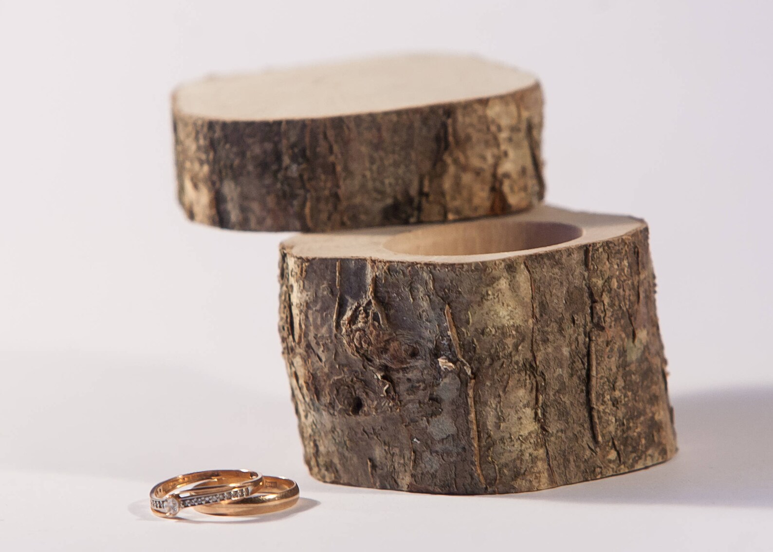 SALE Wooden Ring Box Jewelry Box Rustic Wedding Ring Etsy