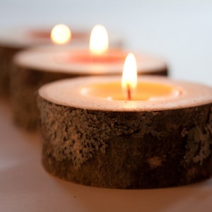 5 rustic candle holders, tea light holder, woodland wedding centerpiece, rustic wedding decor, home decor, country wedding, christmas decor
