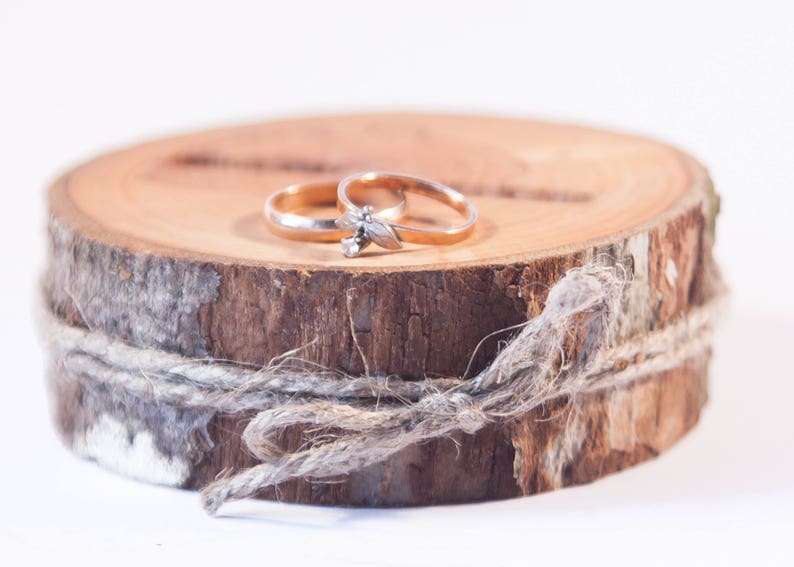 ring pillow alternative, Wooden ring bearer pillow wood wedding decor rustic ring box oak wedding decoration wedding ring holder