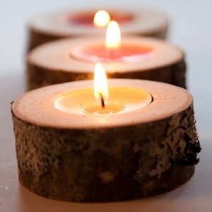 10 rustic candle holders, tea light holder, woodland wedding centerpiece, rustic wedding decor, home decor, country wedding, christmas decor