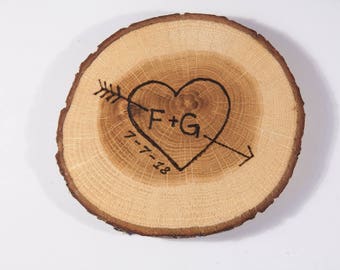 Conjunto de 25 posavasos de boda 3 "1/2-5", rodajas de madera, posavasos de bebidas de madera, posavasos rústicos, decoración del hogar, favores de boda rústicos