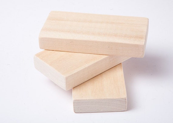 Hand Made Wooden Blocks / 6 Wooden Crafting Blocks /6 Raw Wood Blocks/  Solid Wood Blocks / Baby Blocks / 1 1/4''x 1 1/4'' Wooden Block 